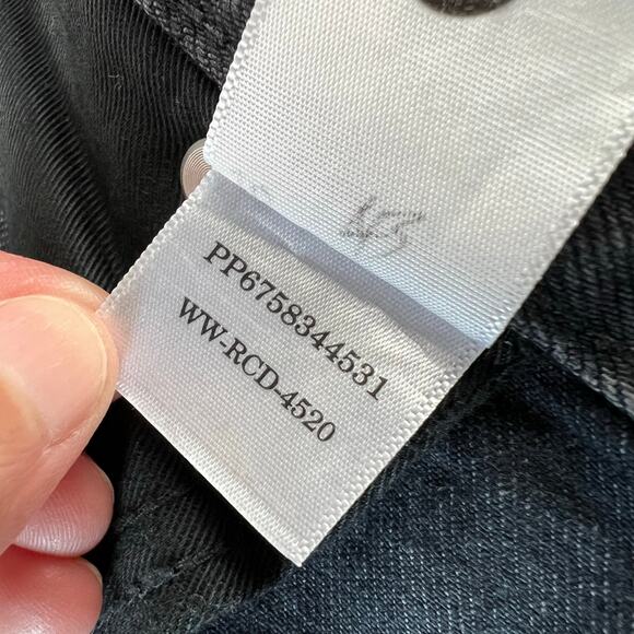 Everlane The Cheeky Jeans Women's Size 33 Black High Rise Button Fly - Picture 10 of 10